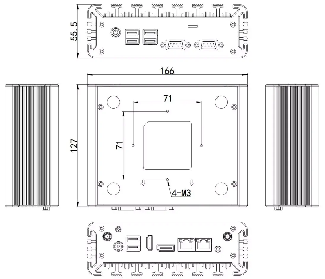 fanless mini pc i5
