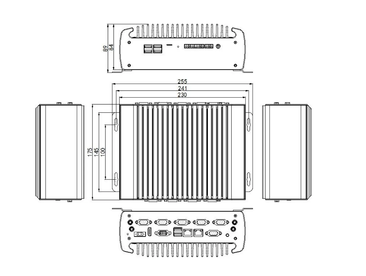 fanless industrial computer
