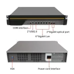 2U Firewall Appliance with Pentium/ I3/ I5/ I7, 6 x LAN, 2 x SFP