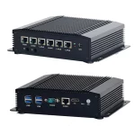 Low power 10th gen core i5 10210U mini pc firewall In tel i225V 6 LAN 2.5GbE Win10 fanless pfsense