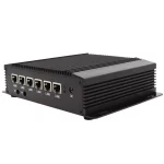 Fanless mini compute 3865U 6 LAN firewall PC soft router
