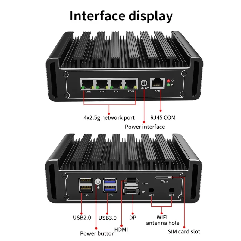 Network Gateway Soft Router Mini Computer