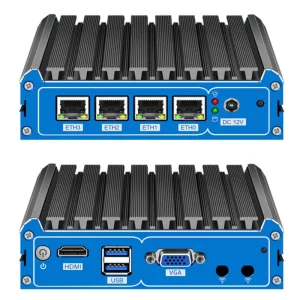 Fanless Mini PC with 2.5G Gigabit Lan,Firewall Micro Appliance Celeron J4125