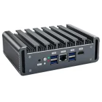 Fanless mini compute 3865U 6 LAN firewall PC soft router