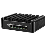 6 LAN Fanless Mini PC Firewall Appliance Intel Core i7 1165G7 i5 1135G7 Gigabit Ethernet AES-NI LTE pfSense VPN Router Openwrt