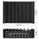 11th Gen i5-1135G7 6 Gigabit LAN firewall mini pc support pFsense