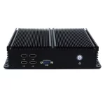 Mini PC Fanless Design Intel Core i5 i7 Dual Lan 4K Output Gaming Industrial Computer