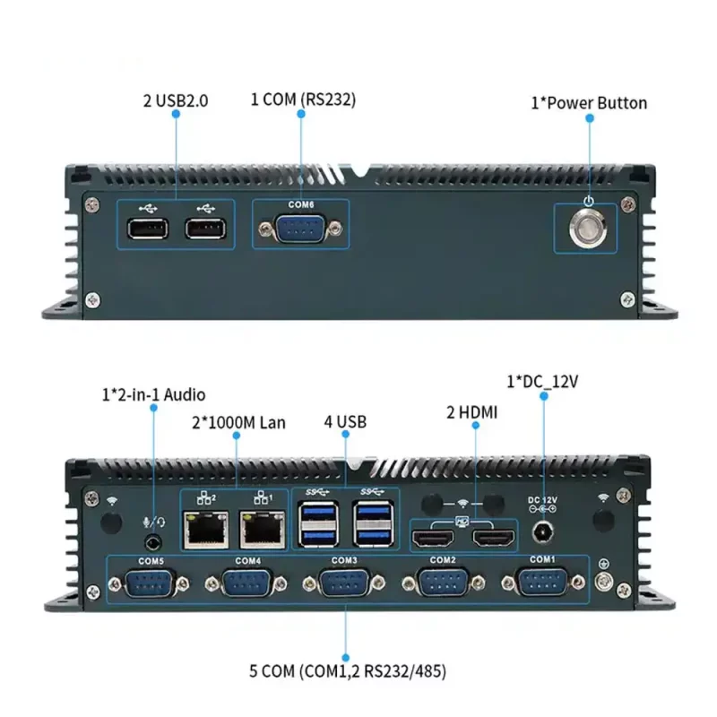 12th Gen Fanless Mini PC Alder Lake N100
