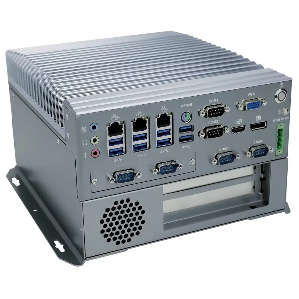 Fanless Rugged Computer with PCIe/PCI