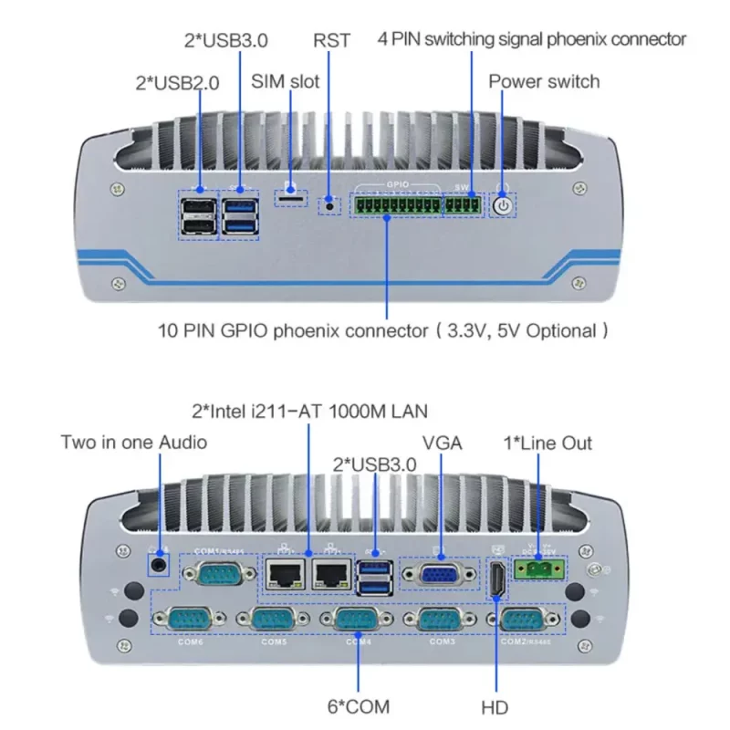 Fanless Industrial PCs