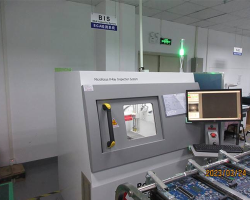 X ray tester to check CPU soldering