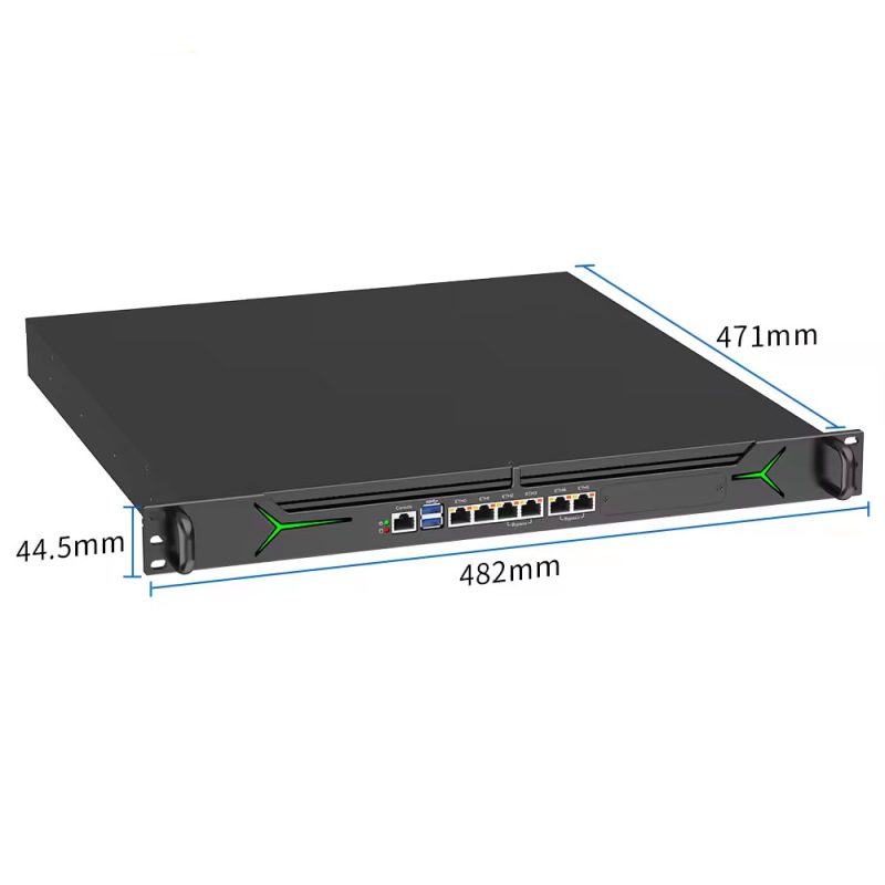 1U 6 LAN network Firewall Appliance