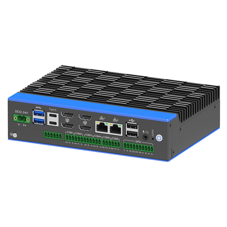 Industrial Computer with 6 COM Isolated GPIO & 4 HD-MI